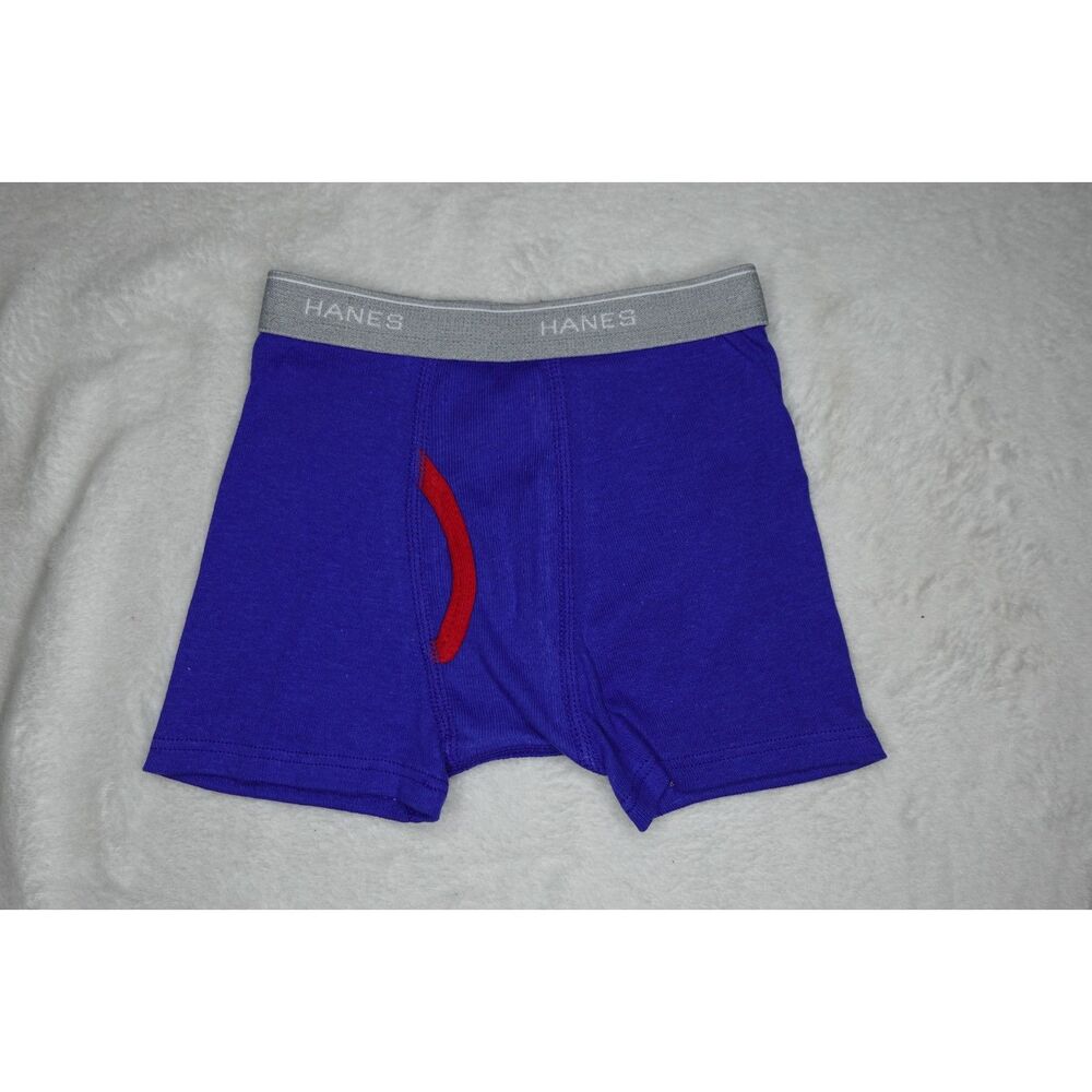 Hanes Toddler Boys' Boxer Briefs 2T-3T: Cotton, Tagless, Cars Pattern + Solid - Picture 8 of 14